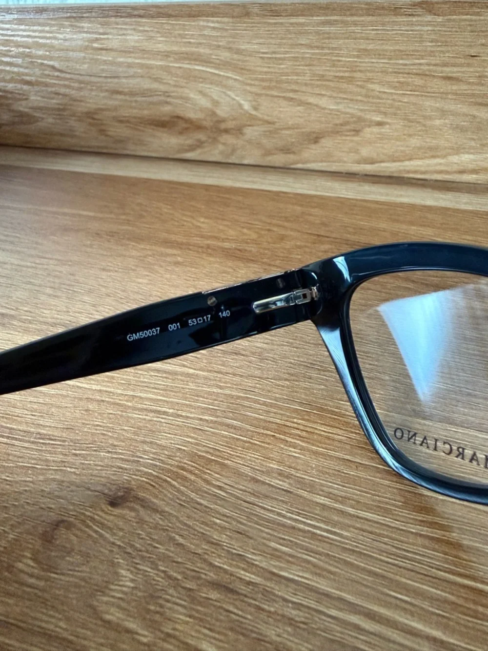 Marciano Black Cat-Eye Glasses with Burgundy Case